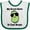 White and Green, variant on Inktastic Cool Beans Great Uncle Boys or Girls Baby Bib
