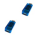 thumbnail image 3 of Sidaley Probador de capacidad de voltaje de corriente USB profesional Detector estable de alta resistencia Detectores de energía móvil Herramienta de Azul 2piezas, 3 of 6