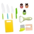 thumbnail image 4 of Juego de Cuchillos para Niños CUTICAT Utensilios de Cocina Juguetes de Cocina Imitación 11 Piezas, 4 of 8