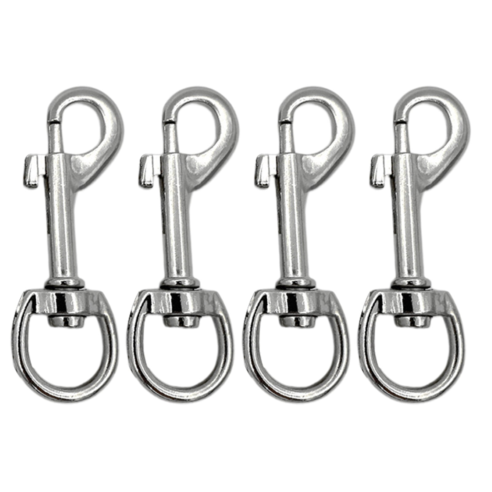 Qianha Mall Flagpole Clip 4pcs/set Flag Swivel Clip Heavy Duty Zinc