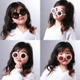 thumbnail image 5 of SWETRACE 2Pcs Kids Sunglasses Girls Sunflower Design in White and Purple for Party 12.5x12.5x3.7in, 5 of 8