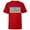 Red, variant on The Simpsons Isle Style Beach Surfing Bart and the Crew - Short Sleeve T-Shirt for Kids - Customized-Red