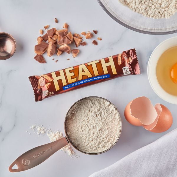 HEATH Milk Chocolate with Bits of English Toffee Giant Candy, 6.5 oz, Bar