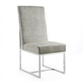 thumbnail image 4 of Manhattan Comfort Element 18.9" Velvet Dining Chair in Steel Gray (Set of 2), 4 of 9