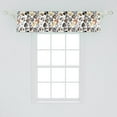 thumbnail image 2 of Ambesonne Dog Lover Window Valance, Types of Dog Faces Heads, 42" x 12", Multicolor, 2 of 3