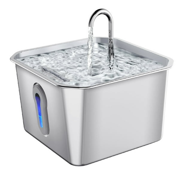 Cats 4L Cat Water Fountain Control Fuente de Agua de Mascotas Para Beber Dispensador Auticó de Agua de Gato Con Ventana de Nivel de Agua y Bomba Tranquila