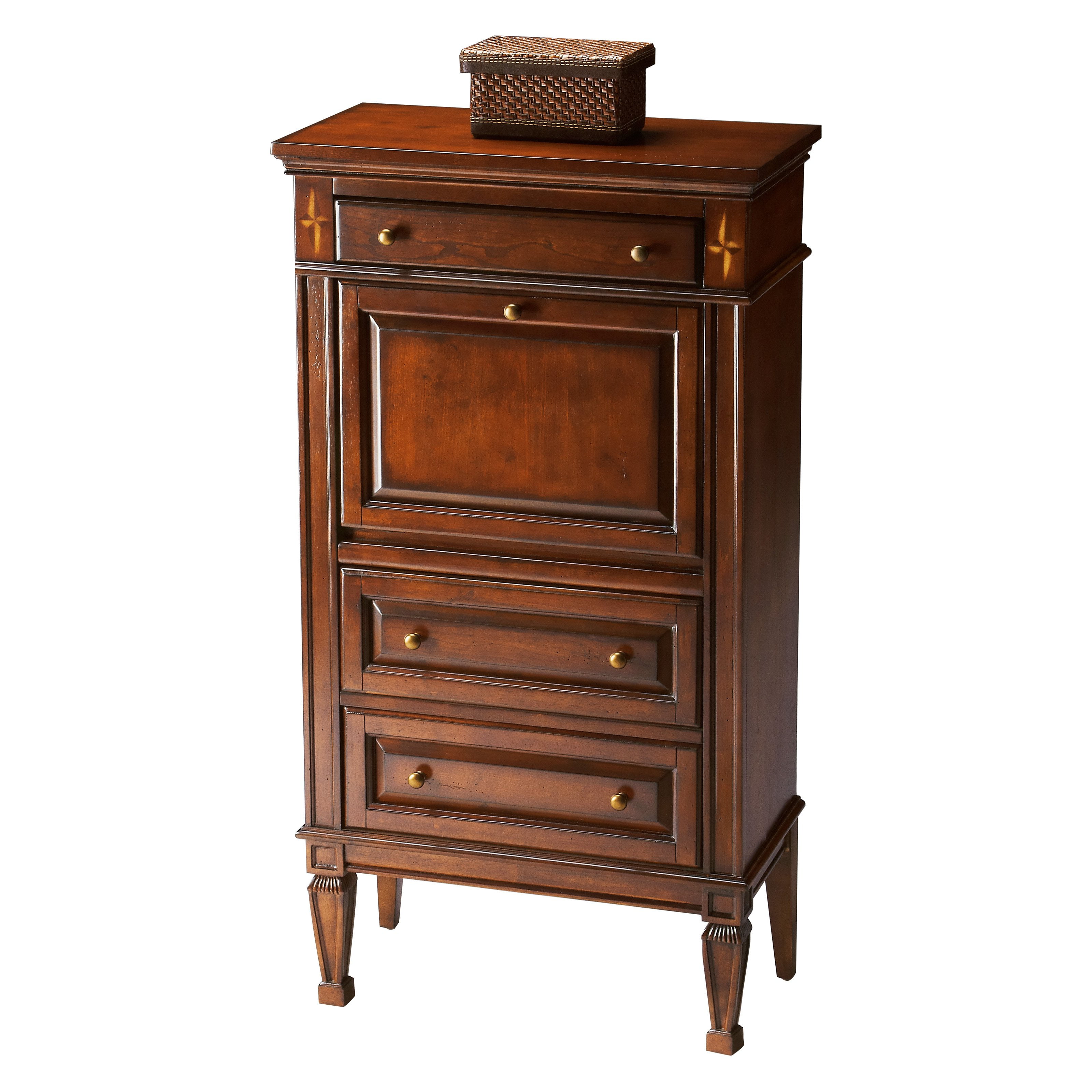 Butler Secretary Desk Plantation Cherry Com