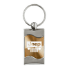 Au-TOMOTIVE GOLD Jeep Grill Rectangular Wave Gold Key Fob