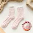 thumbnail image 2 of NMMUED Christmas Socks for Women Gifts for Christmas Funny Fuzzy Socks Christmas Gifts for Girlfriend Thick Fuzzy Socks Fuzzy Christmas Socks Thick Crew Socks Women Pink One Size, 2 of 3