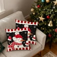 thumbnail image 5 of Christmas Pattern Pillow Cover 18x18 Inch Holiday Decor Cushion Case for Sofa Bed Home Decoration, 5 of 5