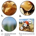 thumbnail image 3 of Designart "Curious Ladybugs in Meadows" Animals Framed Wall Art Decor - Modern Yellow Ladybug Bedroom Framed Canvas Wall Art, 3 of 6