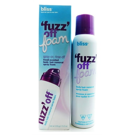 bliss Fuzz Off Foam Fresh-Scented Body Hair Removal Spray Foam 5.5 (Best Hair Removal Products)
