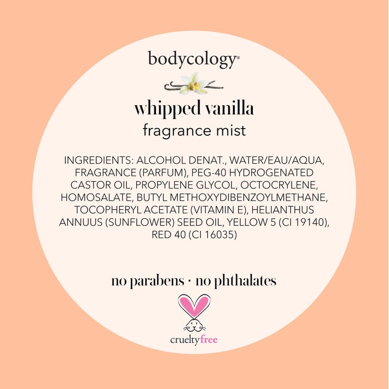 Bodycology Whipped Vanilla Fragrance Body Mist, 8 oz photo 2