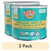 (2 pack) Earth's Best Organic Gentle Powder Baby Formula with Iron DHA & ARA, 21 oz Canister