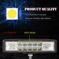 thumbnail image 4 of Yeacher 1Pcs 6 Inch LED Pods Light Bar 60W LED Work Light Bar Driving Fog, 4 of 8