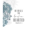 thumbnail image 3 of Allen, Kimberly 15x18 Black Modern Framed Museum Art Print Titled - Broken Hearted Henna, 3 of 5