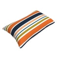 thumbnail image 3 of Kll Colorful Pastel Stripes Pillow Covers Envelope Closure,Super Soft And Cozy Fuzzy Fleece Pillow Case Cover 16"X24", 3 of 9