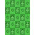thumbnail image 1 of Ahgly Company Machine Washable Indoor Rectangle Transitional Neon Green Area Rugs, 5' x 7', 1 of 7