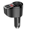 thumbnail image 1 of Cargador De Coche Usb Dual Pantalla Digital Funcional Cargador De Coche Exquisita Pantalla Digital Encendedor De Cigarrillos Adaptador De Carga Rápida Cargador De Coche Con Pantalla Para Vehículo De Yuarrent VI004166-00, 1 of 6
