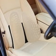 thumbnail image 5 of funtasica Universal Car Lumbar Support Pillow Improve Posture Soft Back Pad Fit for Car Beige, 5 of 5