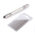 thumbnail image 5 of Riwesomey Taladro giratorio manual de 0,8-3mm, Mini juego de brocas hechas a mano, tornillo, Kit de manualidades DIY, perforación, accesorios de Type2 NO2 Riwesomey CBP162365, 5 of 5