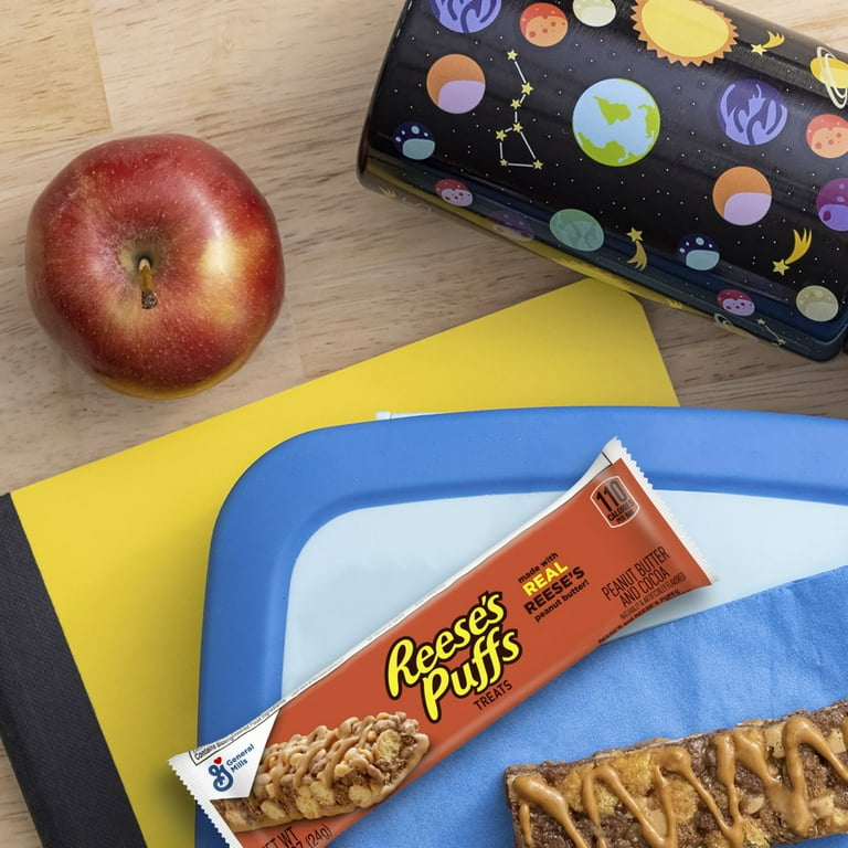 REESE'S Puffs Cereal Treat Bars, Peanut Butter and Cocoa