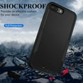 thumbnail image 6 of Designed for iPhone 7/8 Plus Heavy Duty Case, Protection Shockproof Dropproof Dustproof Anti-Scratch Phone Case Cover for iPhone 7/8 Plus Heavy Duty Case, Black, 6 of 8