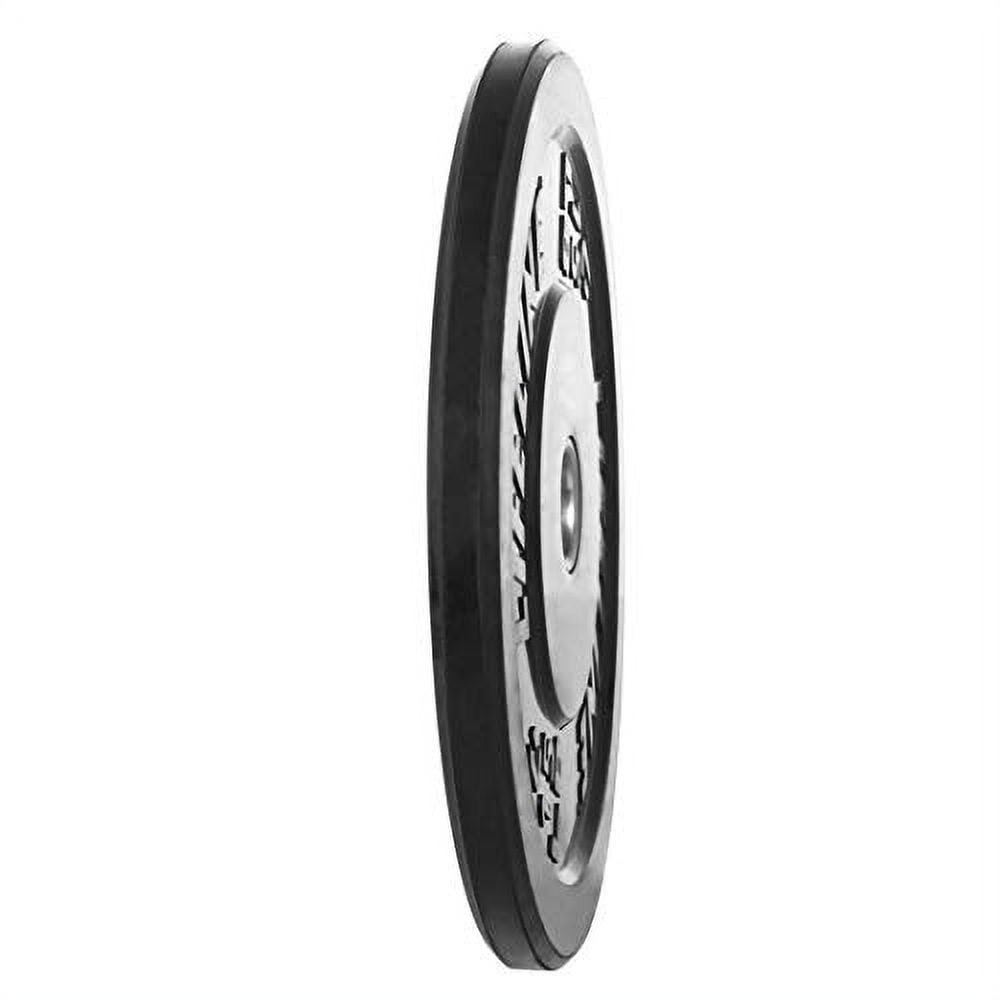 Lifeline 15lb Rubber Bumper Plates-&nbsp; Weight Training, Strength and Conditioning Workouts, Weightlifting and Cross Training