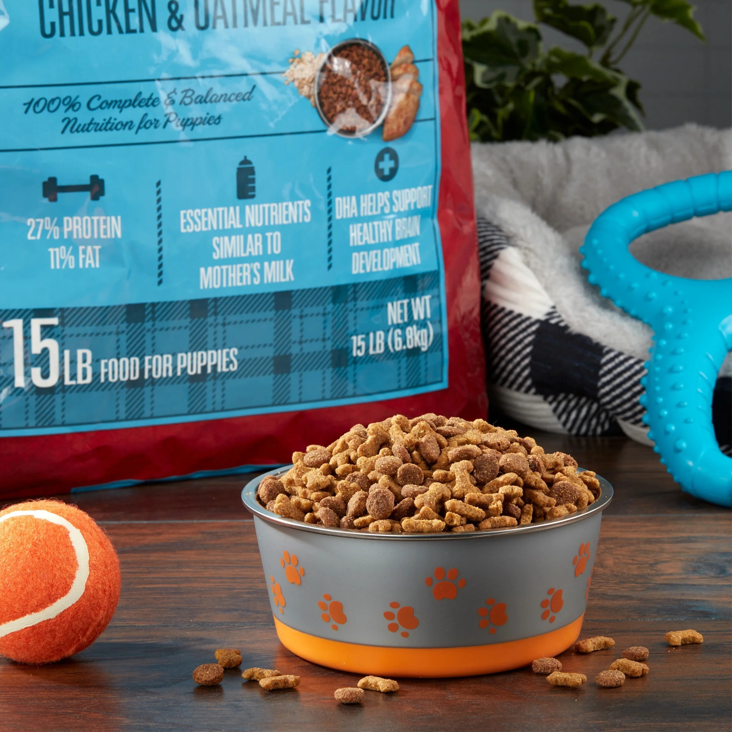 Ol' Roy Puppy Complete Chicken Flavor Dry Food for Puppies, 15 lbs