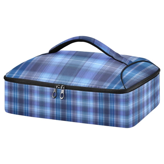 Iauyy Casserole Carrier for Hot Food Insulated Casserole Travel Carry Bag with Lid Food Warmer Bag for Party/Picnic,Subtle Gradient