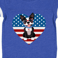 thumbnail image 4 of Inktastic Boston Terrier Dog US Flag July 4th Boys or Girls Baby Bodysuit, 4 of 5