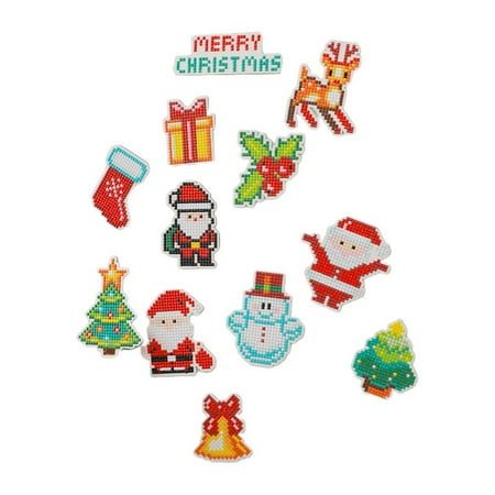 

HOMEIU Christmas DIY Magnetic Refrigerator Sticker Kit Fridge Magnet Stickers for Home Holiday Festival Party Decoration