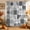 Gray, Slate, Charcoal, Ash, variant on Middle Century Shower Curtain, Waterproof Shower Curtains for Bathroom, Modern Abstract Minimalist Geomettric Boho Washable Fabric Bathtub Curtain Set Bath Decor with 12 Hooks 48"x72"