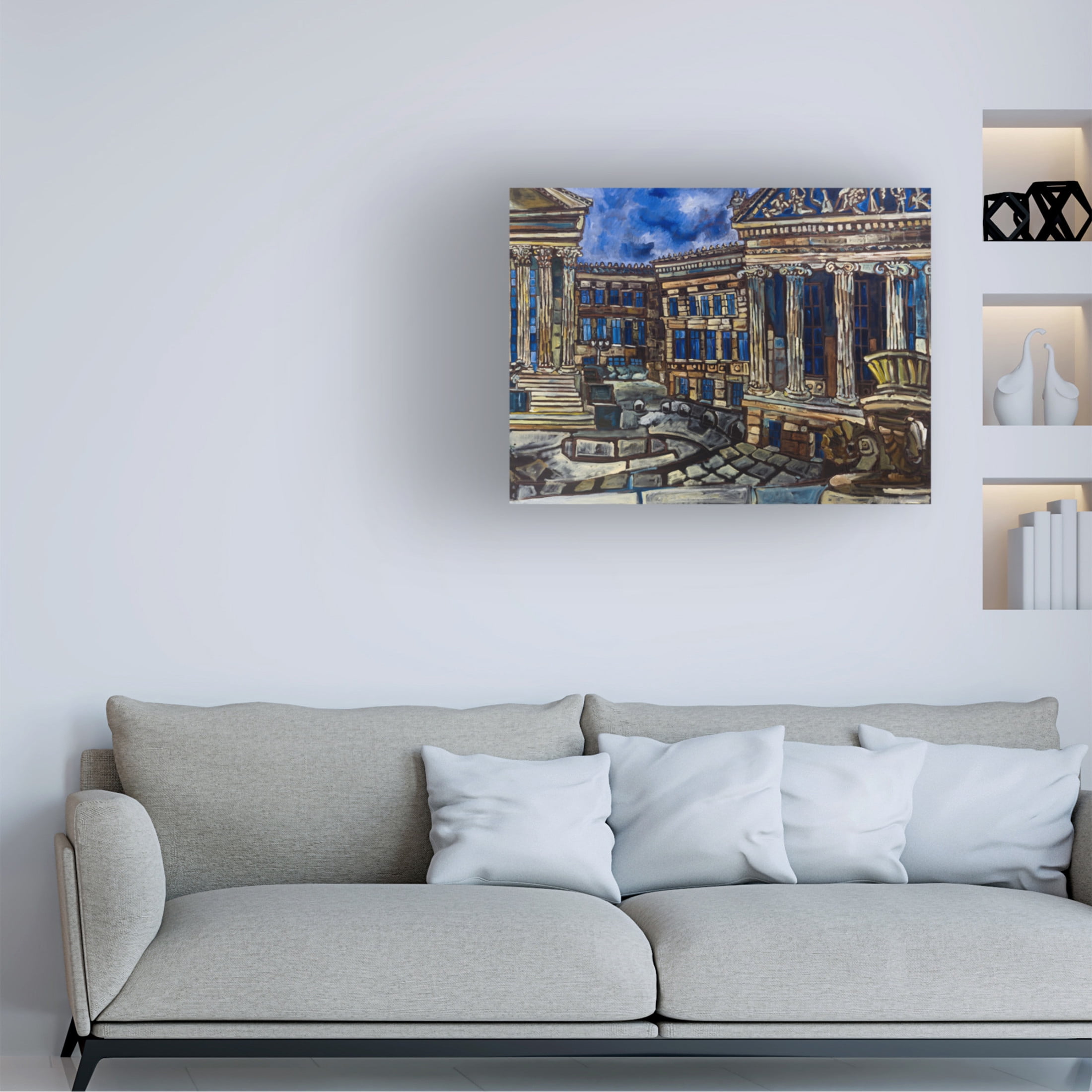 Trademark Fine Art Erin McGee Ferrell  The Art Museum Canvas Wall Art