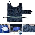 thumbnail image 3 of para proteger de becerro engrosado con ropa chaleco reflectante de becerro para mantener el calor recién nacido becerro granja protección - negro Salvador Ropa de abrigo para terneros, 3 of 8