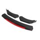 thumbnail image 5 of Separador de labios de parachoques delantero de 6 uds., 150cm, 4 secciones, doble capa, repuesto deportivo para Toyota Corolla, color rojo, 5 of 6
