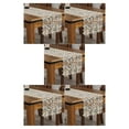 thumbnail image 2 of relayinert Comfortable Crochet Lace Table Runner For Easy Care Wedding Easy Wash Fitting light coffee 40*120cm 5Set, 2 of 6