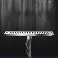 thumbnail image 4 of 4X Rectangular Linear Shower Floor Drain Long Linear Drainage Channel Drain for Hotel Bathroom Kitchen Floor 20cm, 4 of 8