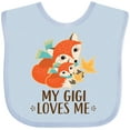 thumbnail image 3 of Inktastic My Gigi Loves Me Fox Grandchild Boys or Girls Baby Bib, 3 of 4