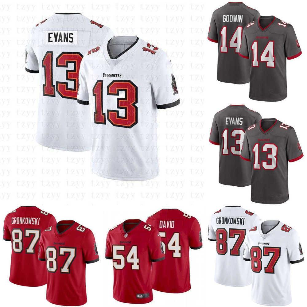 10I Jerseys de football hommes femmes tampa''bay''Buccaneers''youth 12 Tom  Brady 81 Antonio Brown 87 Rob Gronkowski 14 Chris Godwin 13 Mike Evans 