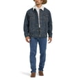 thumbnail image 2 of Chaqueta Wrangler de mezclilla rústica con corte vaquero con forro occidental para hombre, 2 of 5