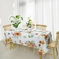 thumbnail image 2 of Spring Summer Tablecloth Spillproof Floral Rectangle Tablecloth Indoor/Outdoor Stain and Wrinkle Resistant Rectangle Table Cloth for Easter Picnic and Kitchen 60"x84", 2 of 6