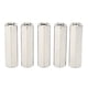 thumbnail image 1 of 5Pcs Silver M10 Hex Coupling Nut Rustproof 6 Sides Stainless Steel Coupling Nut Kit for Maintenance, 1 of 5