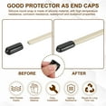 thumbnail image 3 of Uxcell 15mm/0.59" Rubber End Caps 44Pcs Covers Flexible Caps Covers Blot Protector Black, 3 of 6
