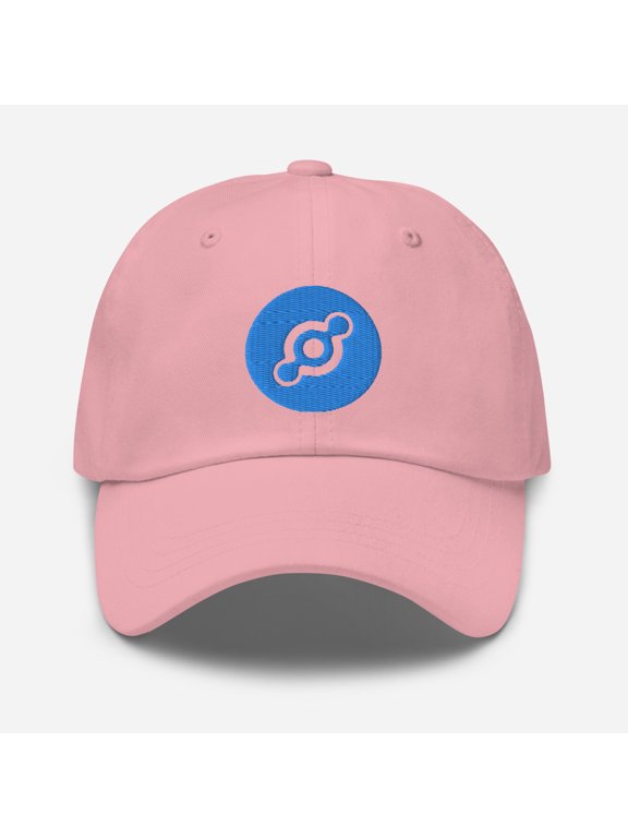Helium Crypto Dad Hat Helium Network Hat Helium Crypto Hat Helium Token Crypto Hat Peoples Network HNT Helium 5G Helium Crypto Hat (Pink)