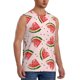 thumbnail image 2 of Fotbe Hand Drawn Watermelon Men's Camiseta sin Mangas Estampada para Hombres, Playera Casual para Gimnasio, Entrenamiento, Playa-3X-Large, 2 of 7