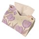 thumbnail image 3 of Funda para caja de pañuelos de PU Caja de pañuelos con estampado de flores de tulipanes a prueba de agua Dispensador de toallas de papel Soporte de papel de escritorio para fiestas en casa, 3 of 5