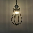 thumbnail image 2 of Kiven J-Type track lighting pendants Anti Glare,Industrial J track pendant lights with Iron Guard Lampshade,Farmhouse Track Lighting Fixture Adjustable for Kitchen Island,Gold(1 Light), 2 of 7