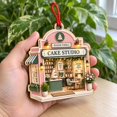 Personalized Christmas Ornament Cake Studio Storefront Tree Hanging ...