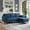 Navy, variant on Lifestyle Solutions Jareth Sofa Chaise Sectional in Navy Woven Fabric